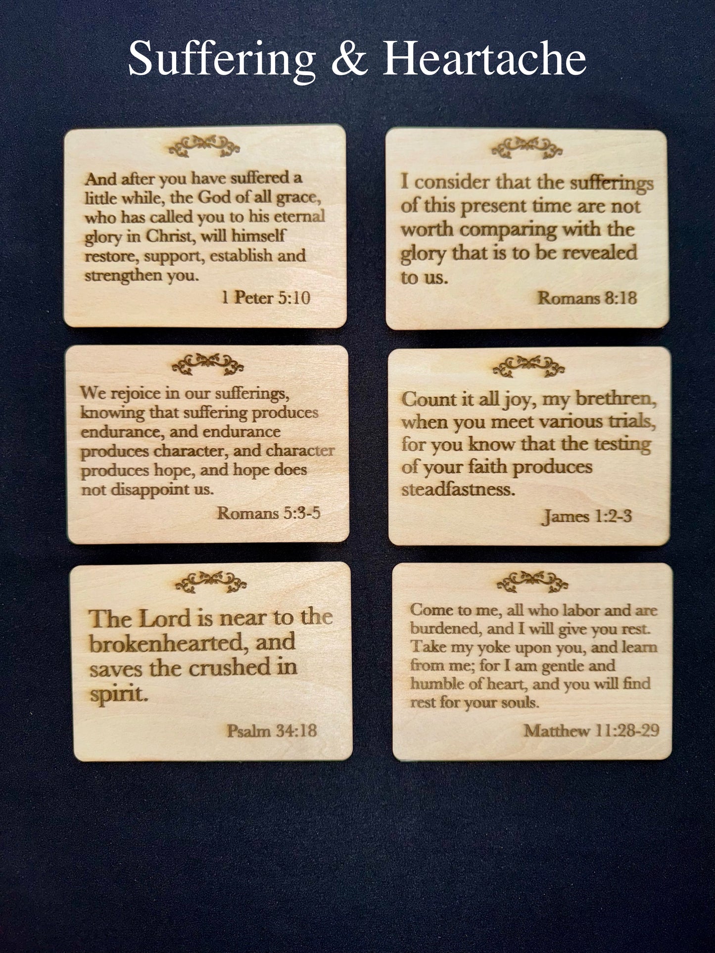 Cross Scripture Display