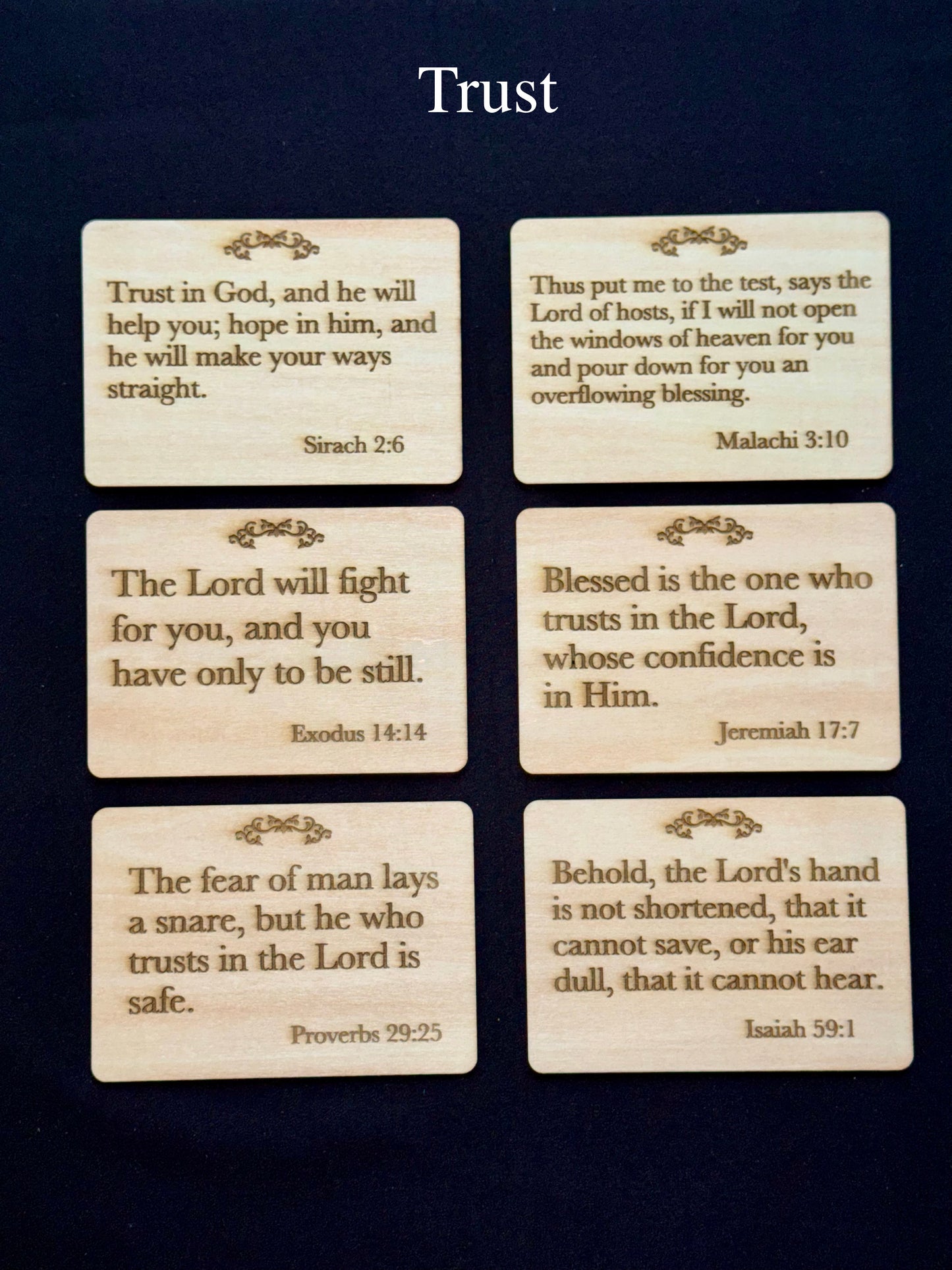 Cross Scripture Display