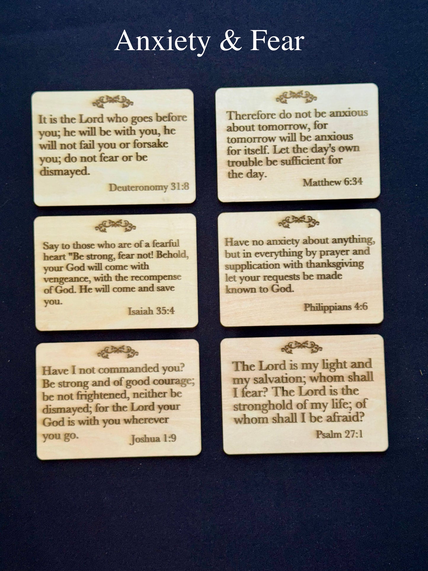 Cross Scripture Display