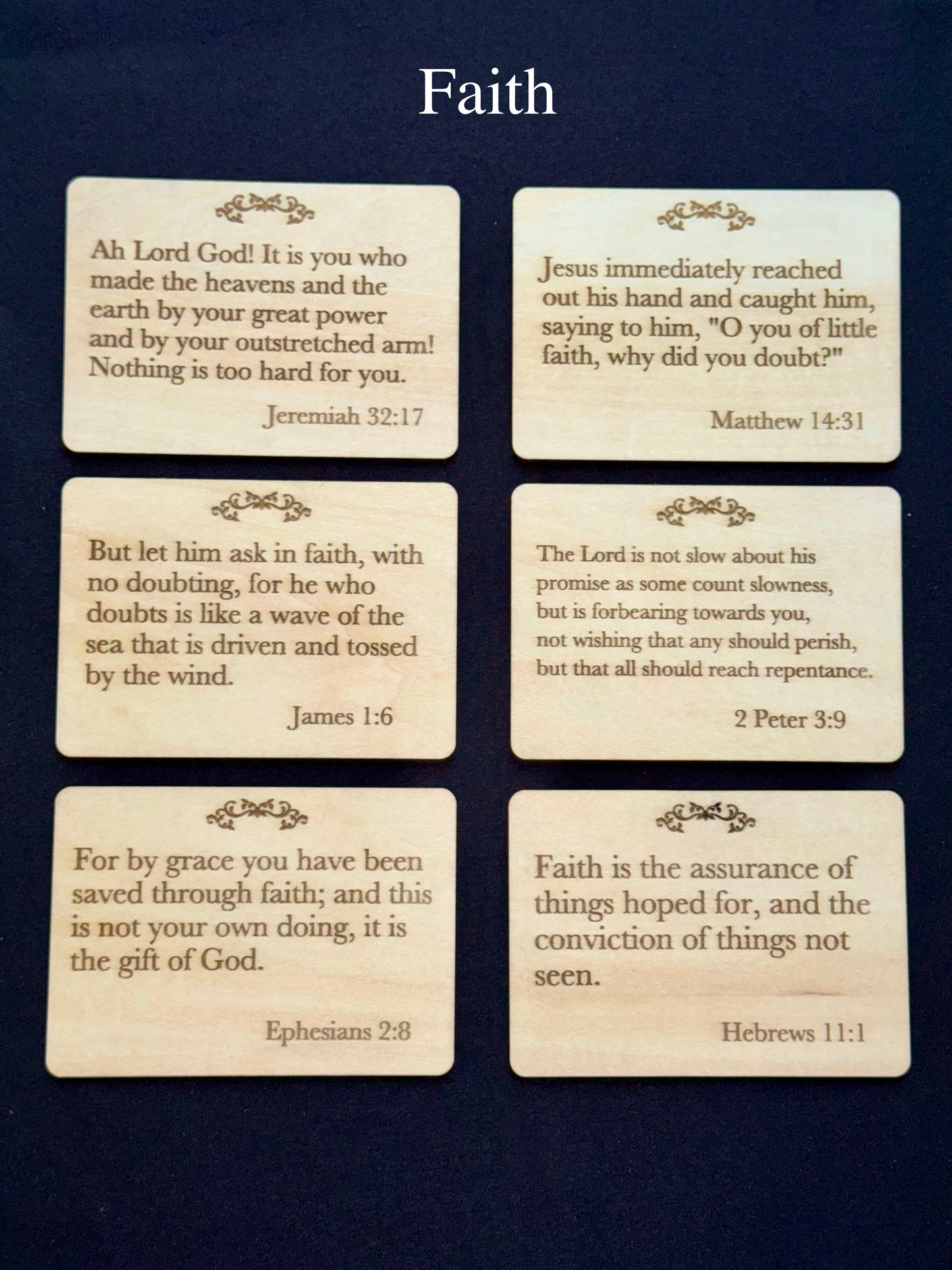 Cross Scripture Display