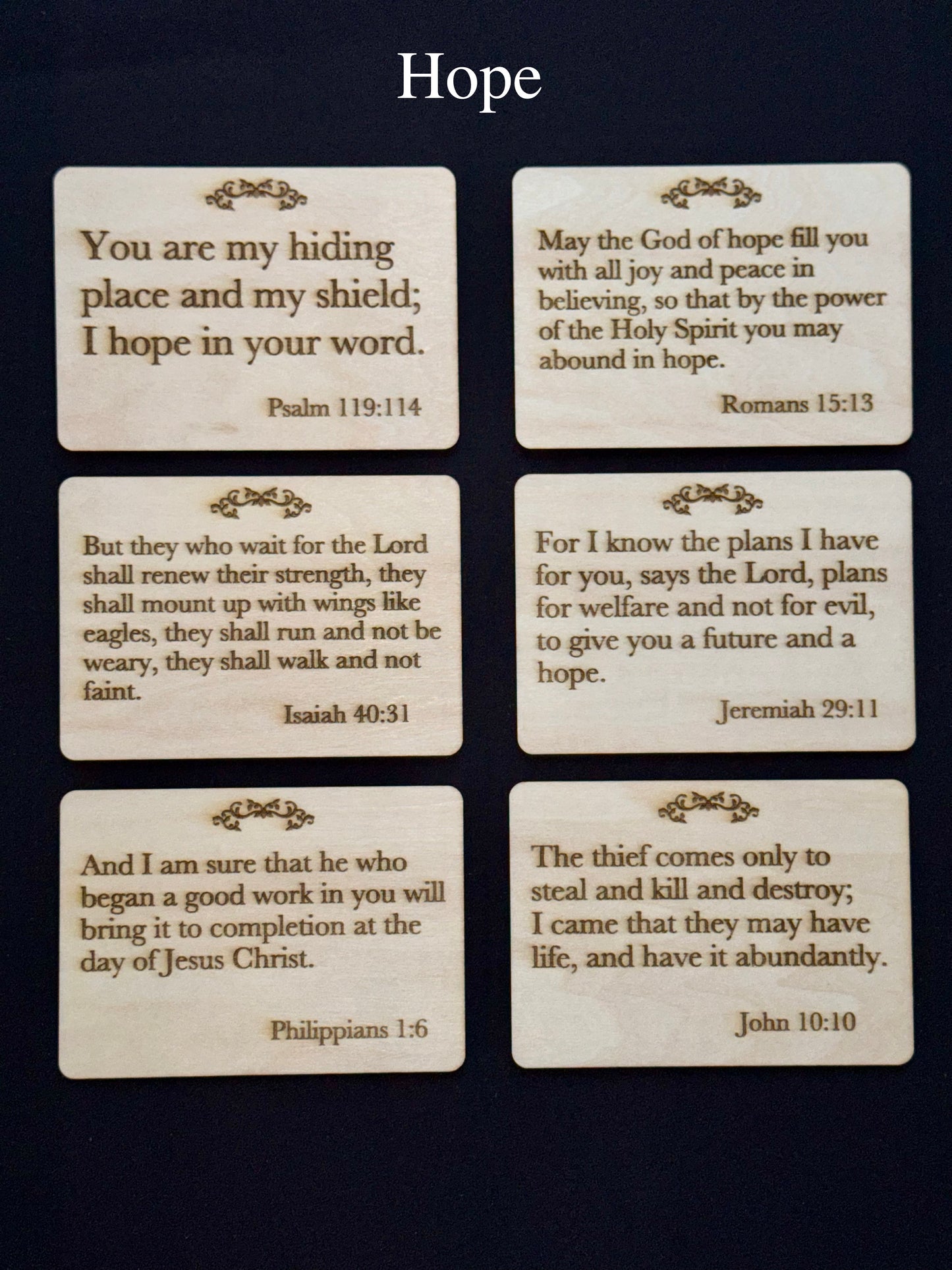 Cross Scripture Display
